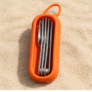Quiet Cutlery Set, portable picnic cutlery